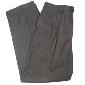 Mens Axist A(x)ist Career Pants 36x31 Pleated Front Cuffs Brown Check